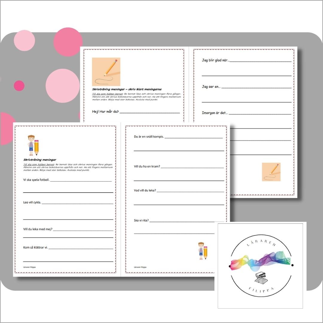 Skrivträna år 1 - nivå 4