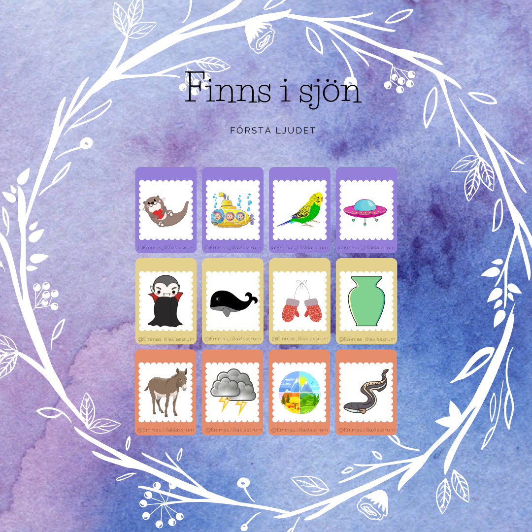 Finns i sjön - första ljudet