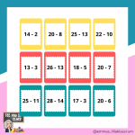 Finns i sjön – subtraktion (talområde 0-20) - bild 3