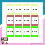 Finns i sjön – addition (talområde 0-20) - bild 3