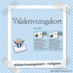 Välskrivningskort – de Abrahamitiska religionerna - bild 3