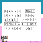 Jag kan skriva, läsa och stava – mat - bild 3