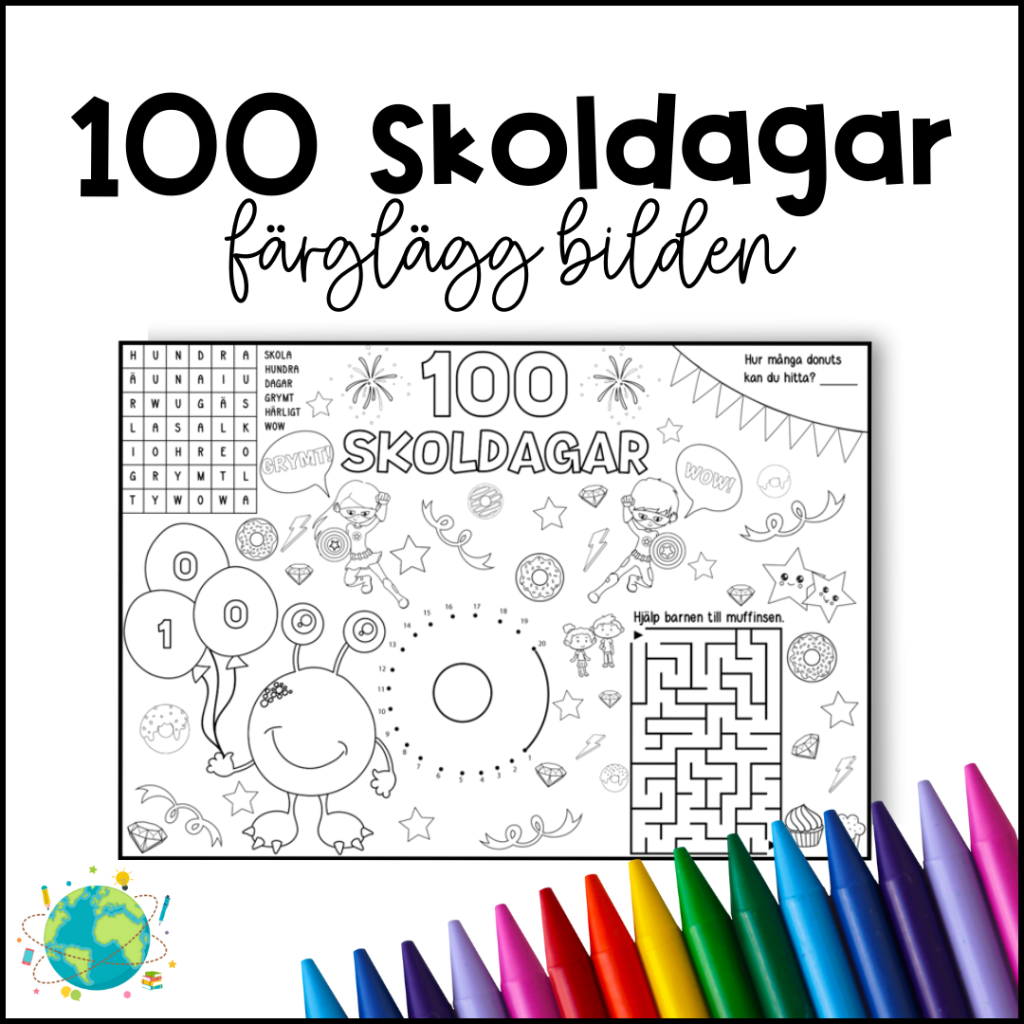 Måla 100 skoldagar