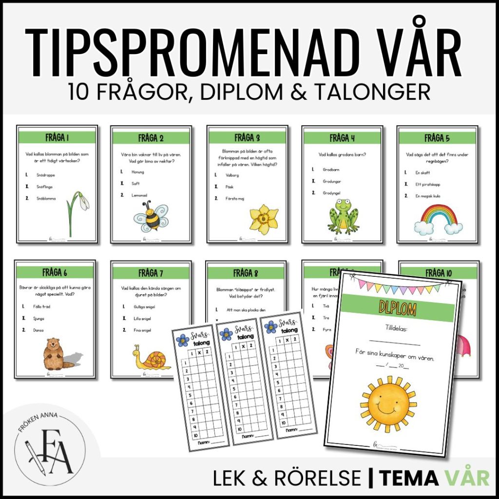 Tipspromenad | Tema Vår