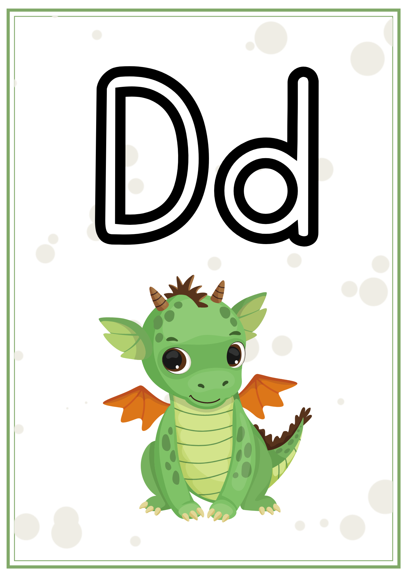 Väggalfabet- två versioner (med och utan hjälplinjer)