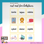 Träna stavning – matcha ordbild med bild - bild 4