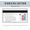 Checklista matematik