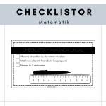 Checklista matematik - bild 2