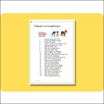 Bondgårdsdjur (höns, får, getter) - bild 6