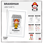 Arbetshäfte brandman - bild 1