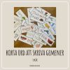 Korta ord att skriva - gemener
