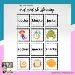 Träna stavning – matcha ordbild med bild - bild 8