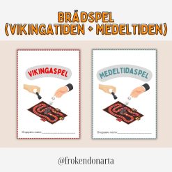 Brädspel - Skapa ditt eget vikinga-/medeltidaspel