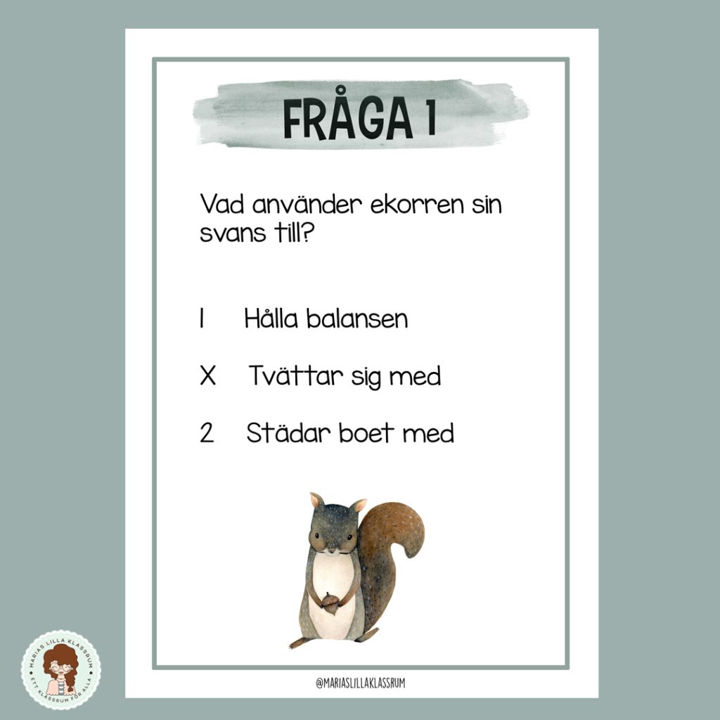 Tipspromenad – Tema djur i Norden