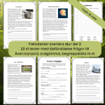 Faktatexter NO djur i Sverige läsförståelse del 2 - bild 1