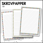 Skrivpapper: vår - bild 1