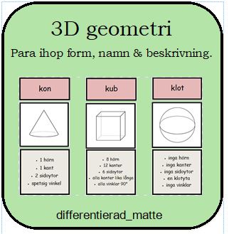 3D - para ihop namn, bild och beskrivning
