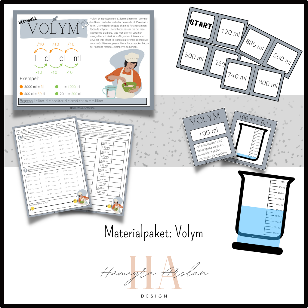 Materialpaket: Volym