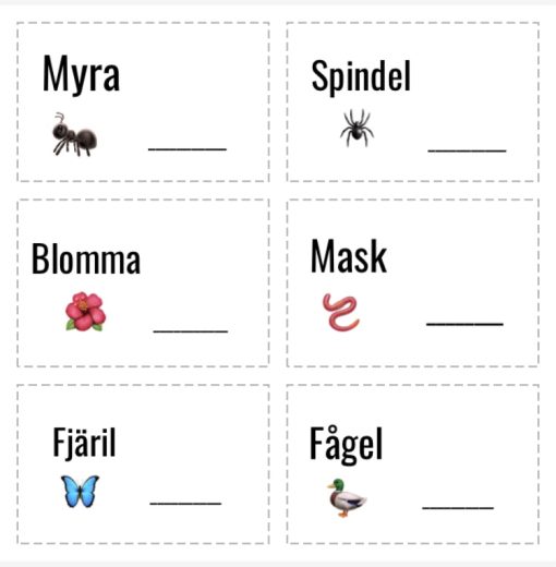 Naturdetektiv med hjälp av sommaruppdrag/bingo