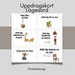 Uppdragskort -Lägesord 18 kort - bild 1