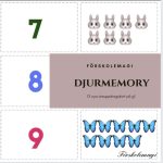 Djur-memory - bild 1