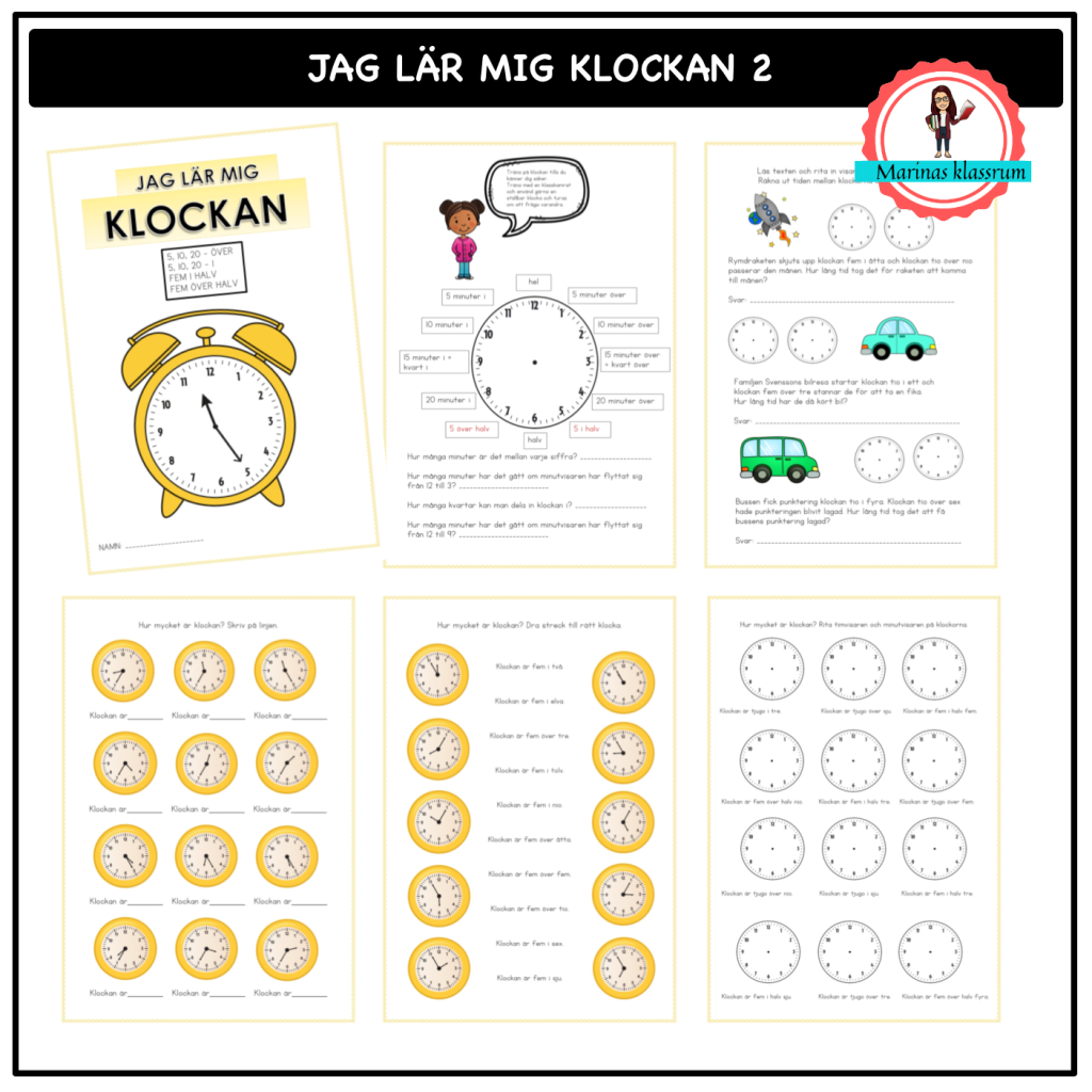 Jag lär mig klockan 2