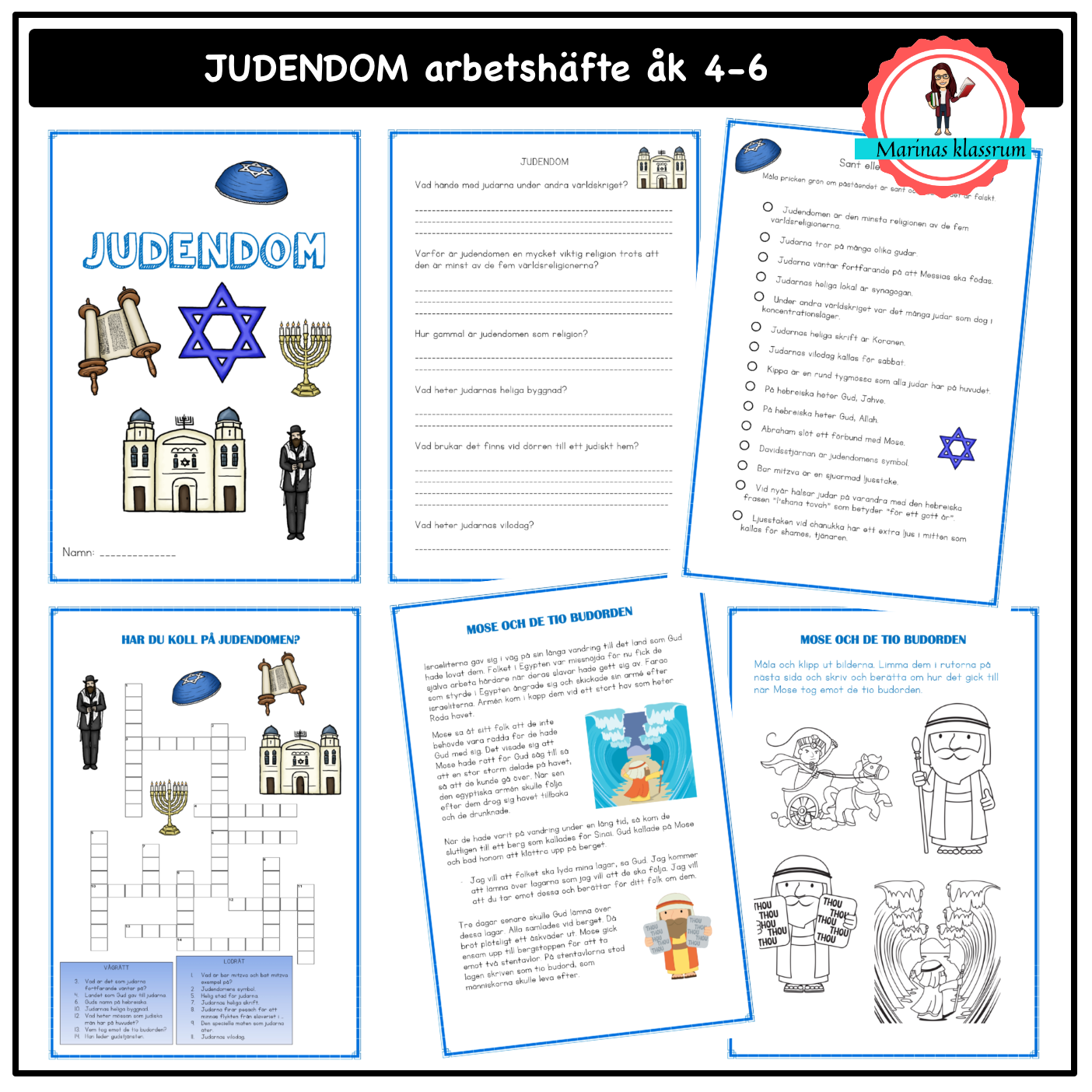 Judendom arbetshäfte åk 4-6