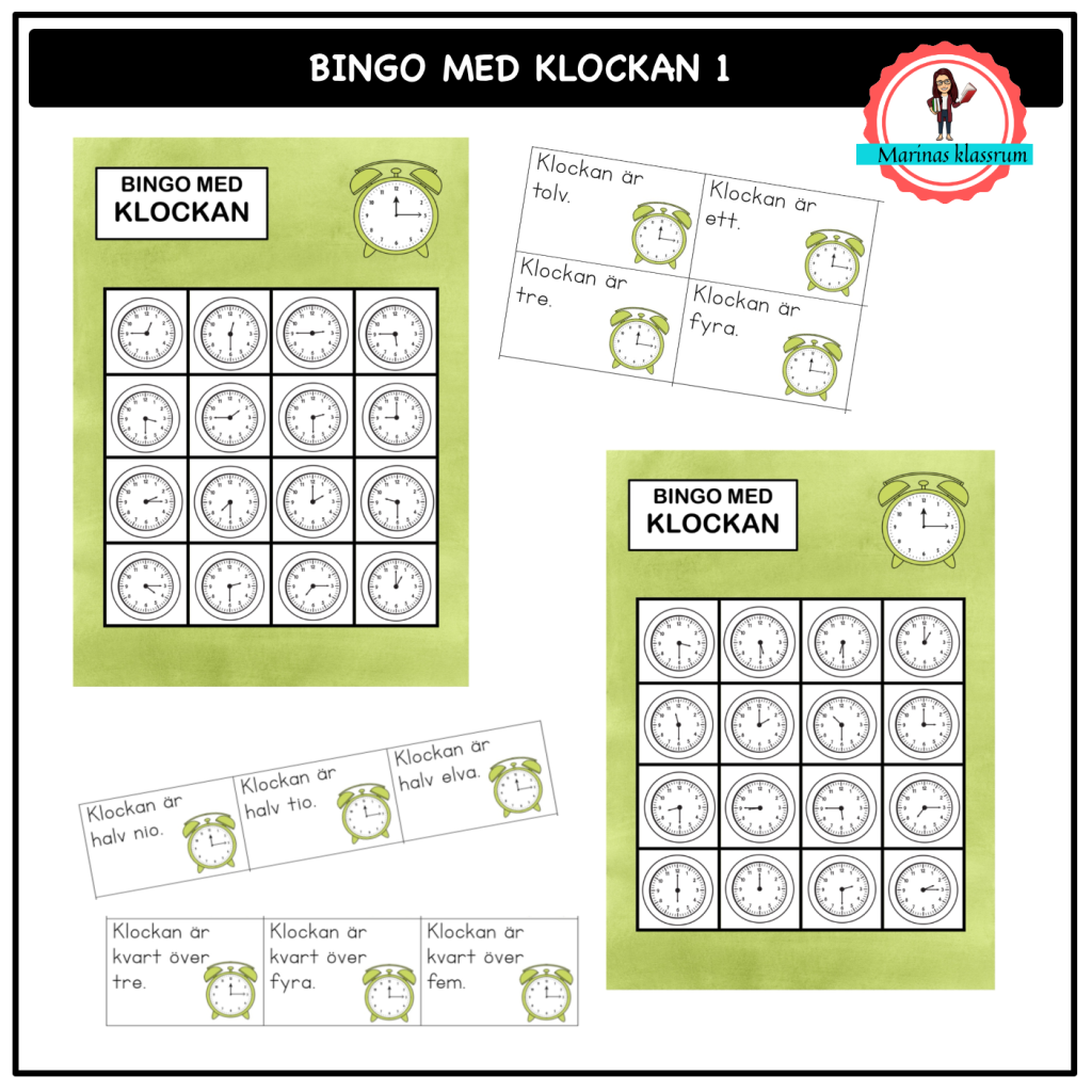 Bingo med klockan 1