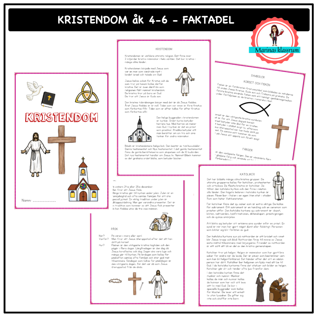 Kristendom faktatexter åk 4-6