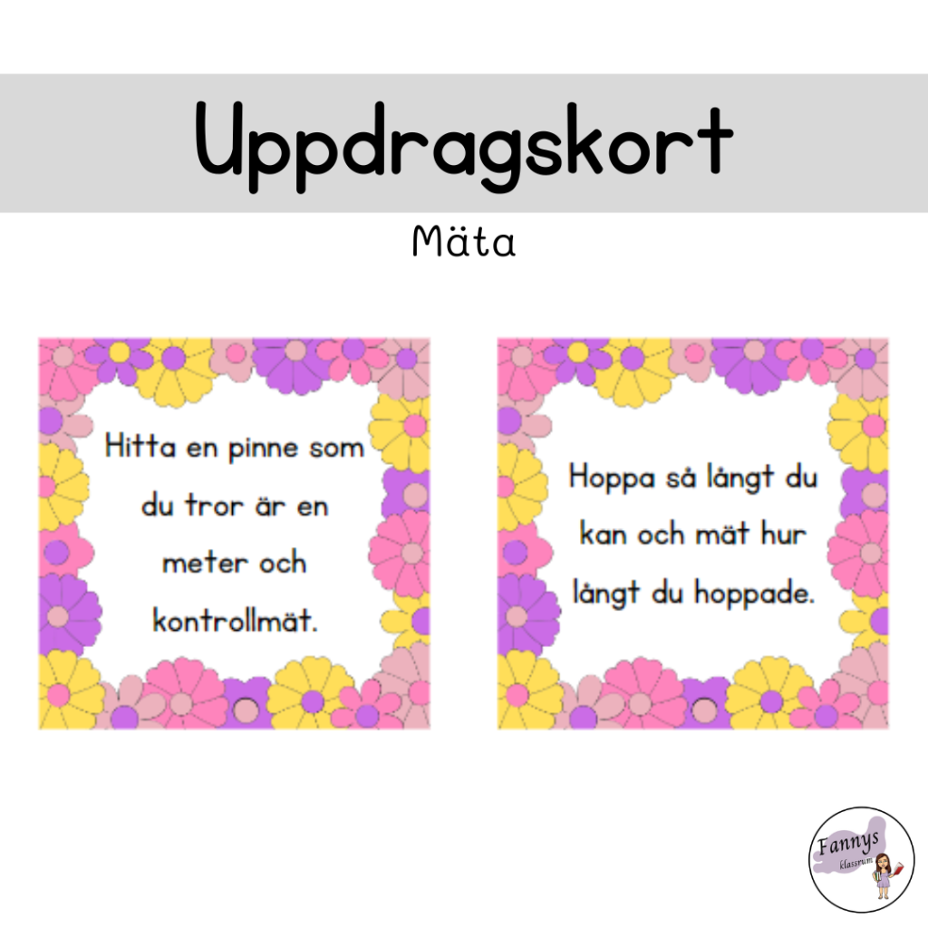 Uppdragskort mäta