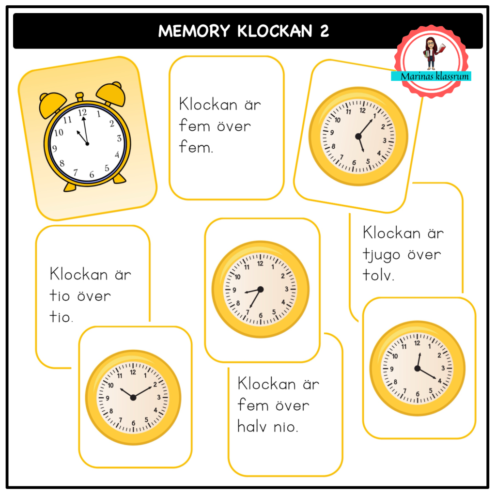 Memory klockan 2