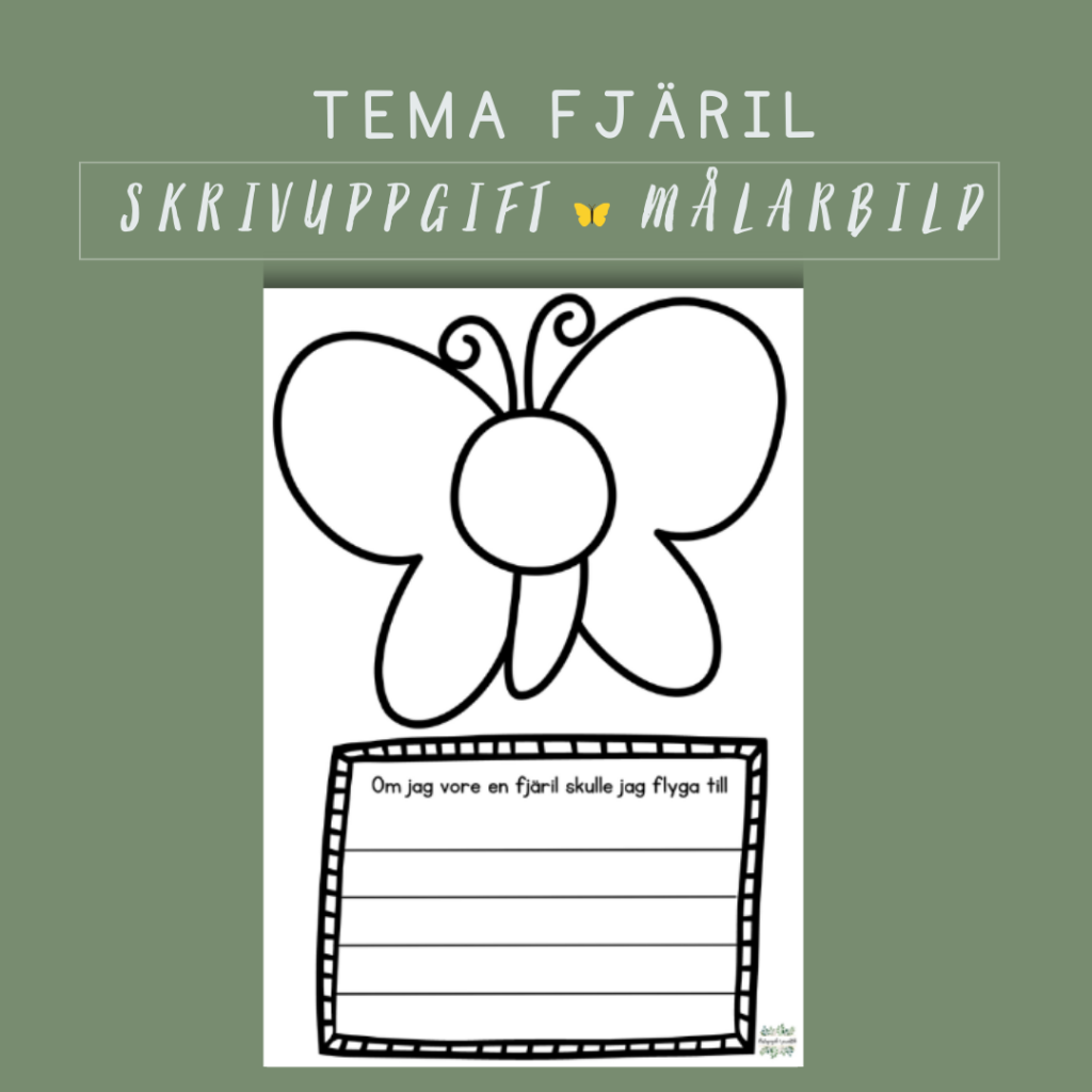 Fjäril – Skrivuppdrag