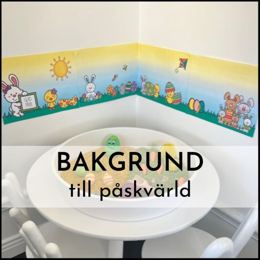 Påskbakgrund till påskvärld