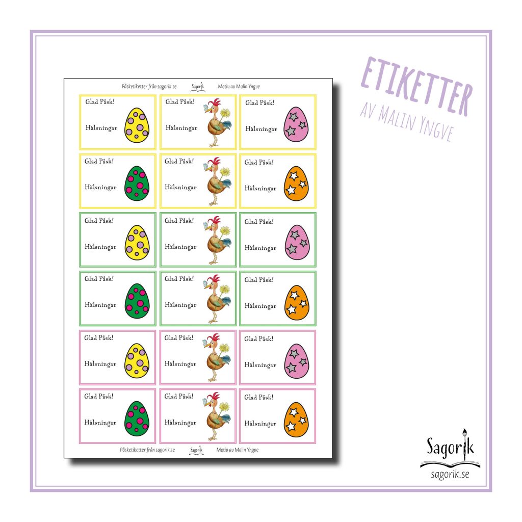 Påsketiketter