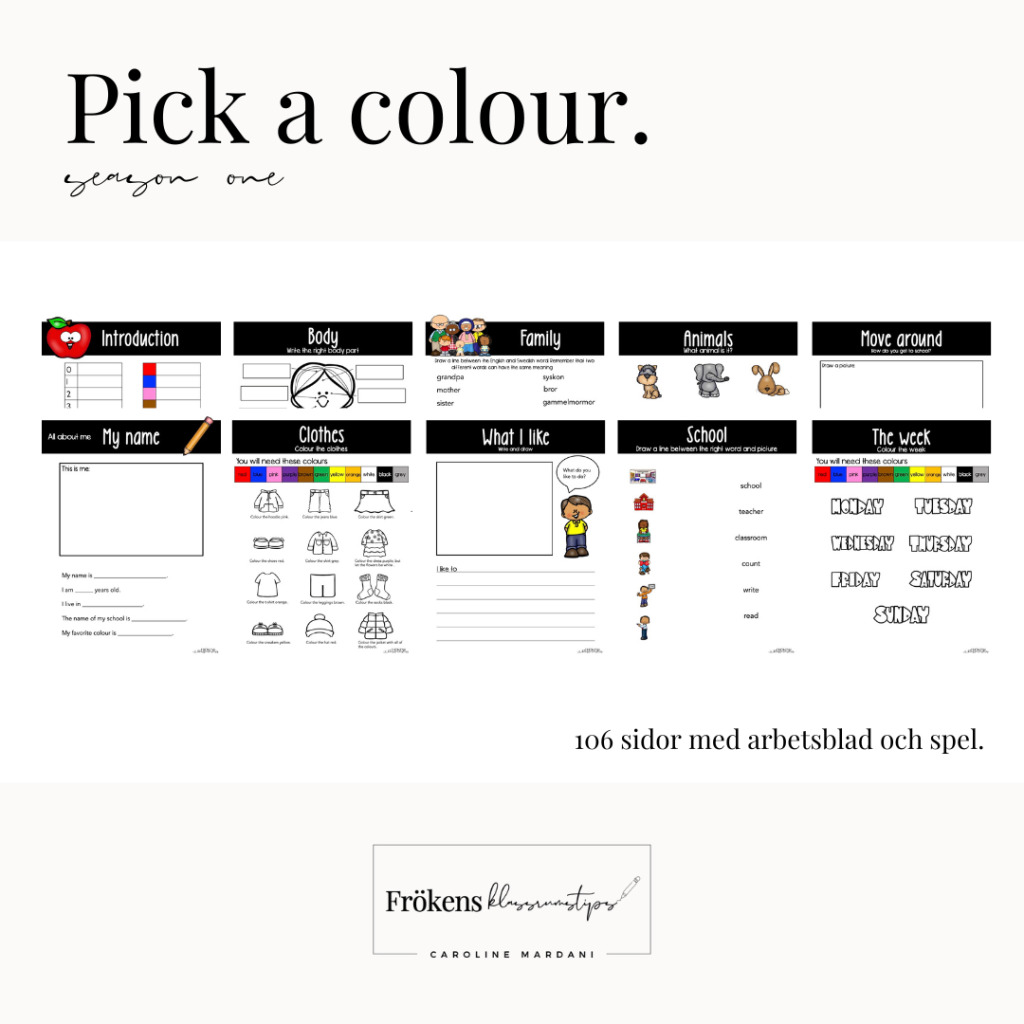 Pick a colour – säsong 1