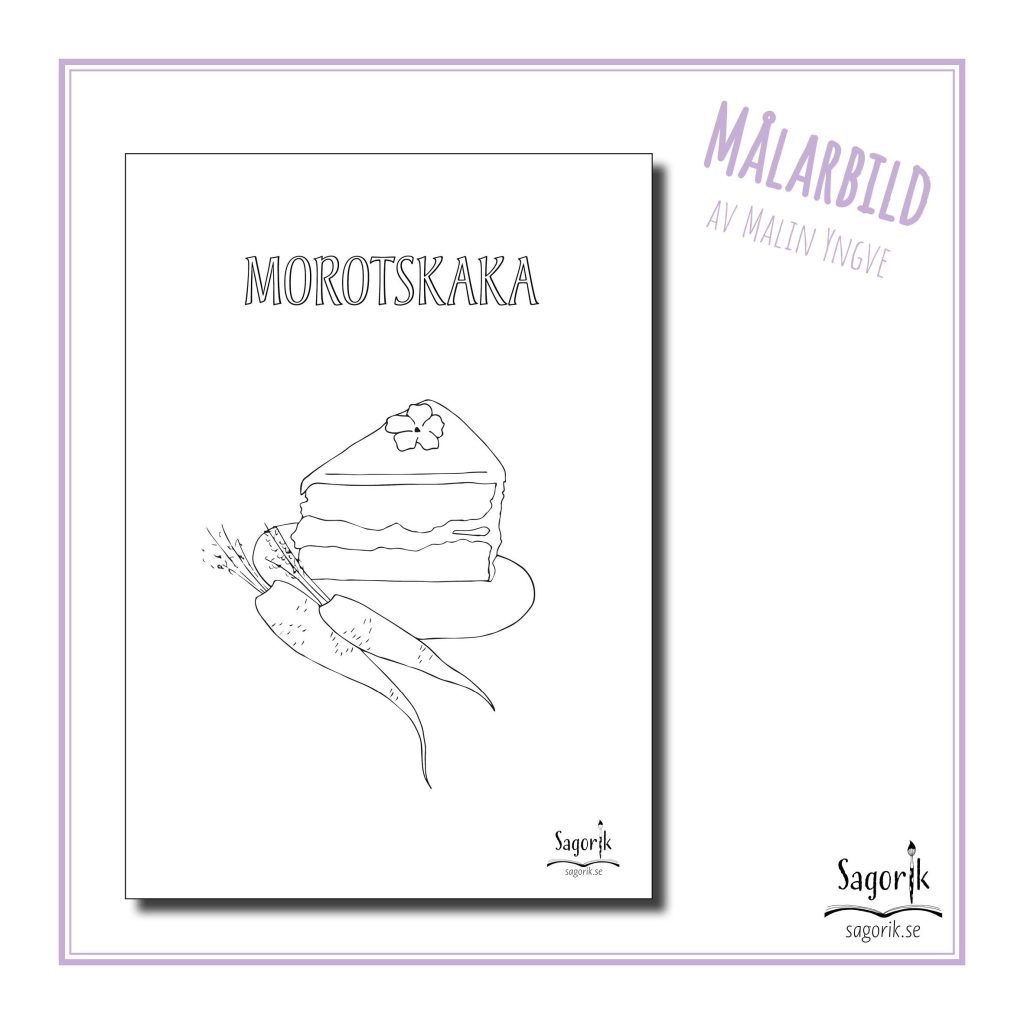 Målarbild – Morotskaka
