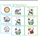 I have – who has? Weather and seasons - bild 1