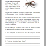 Faktatexter NO djur i Sverige läsförståelse - bild 4