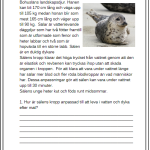 Faktatexter NO djur i Sverige läsförståelse del 2 - bild 14