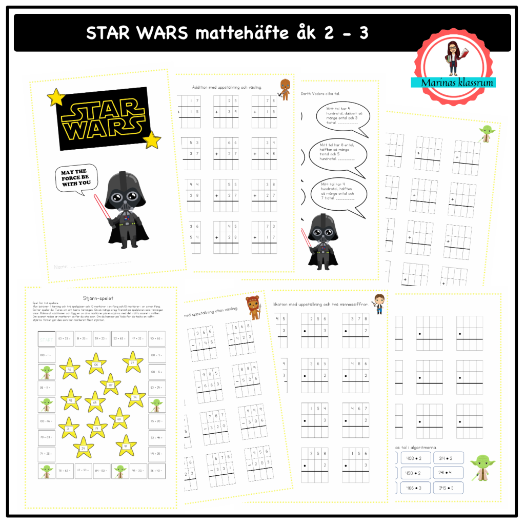 Star Wars mattehäfte åk 2-3