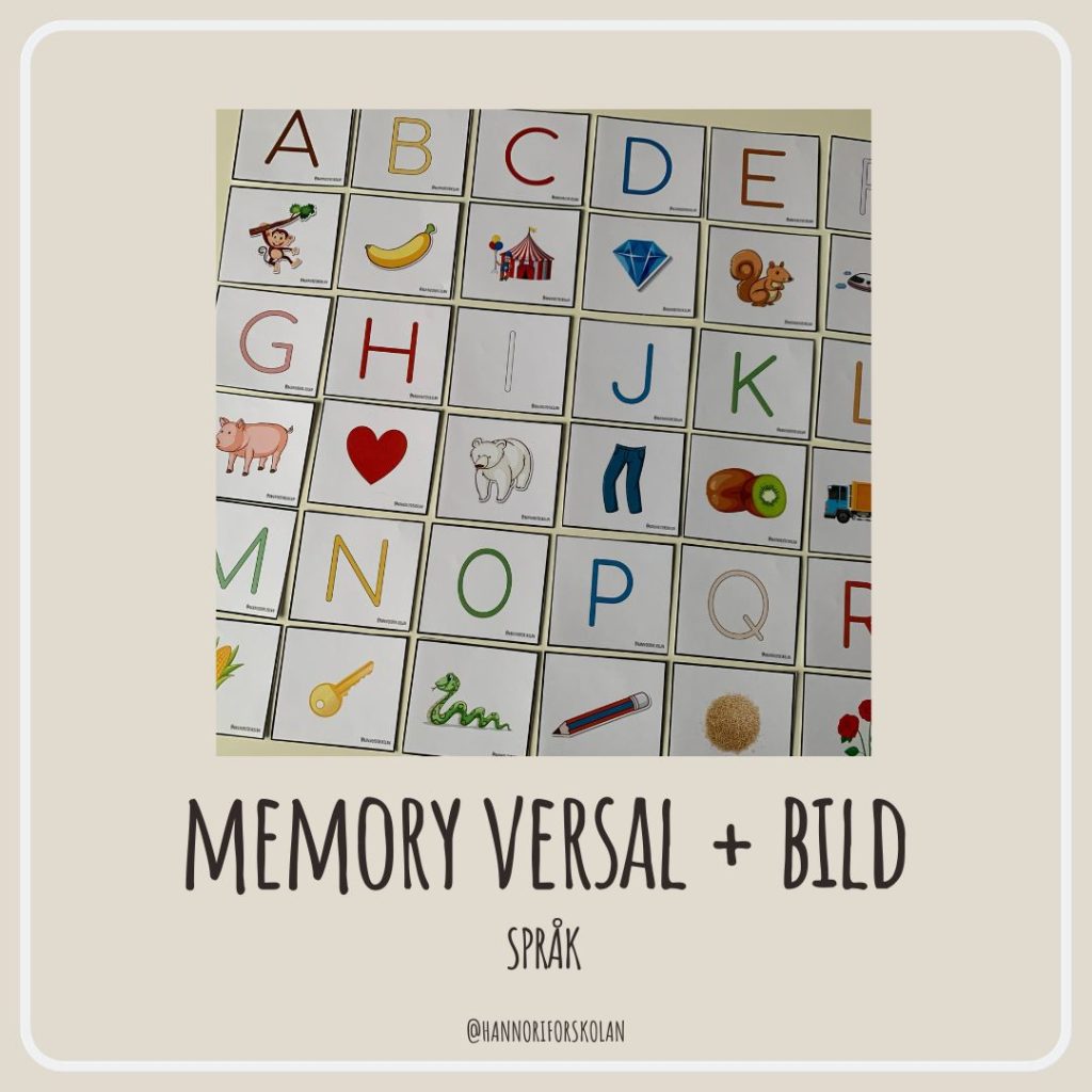 Memory versal + bild