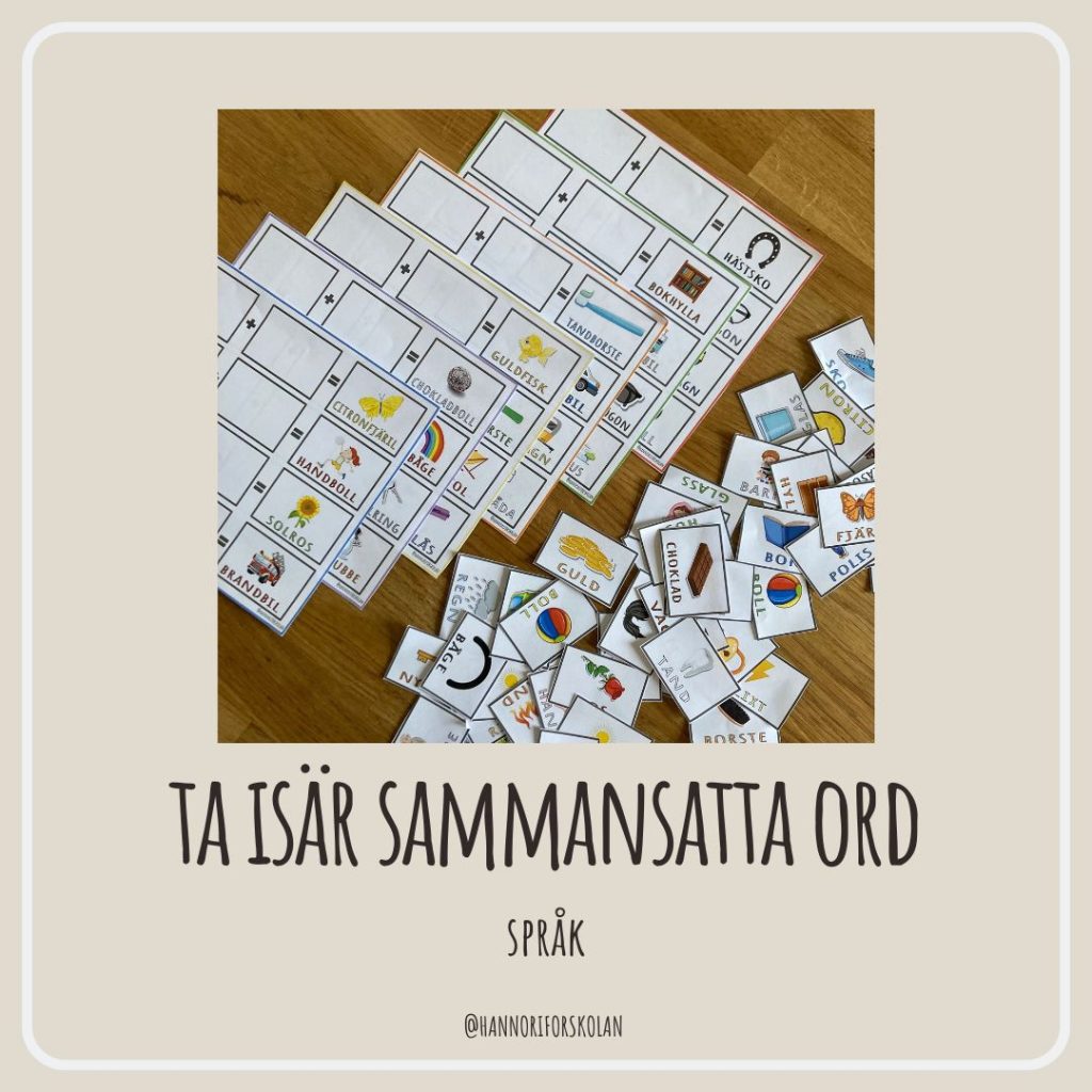 Ta isär sammansatta ord