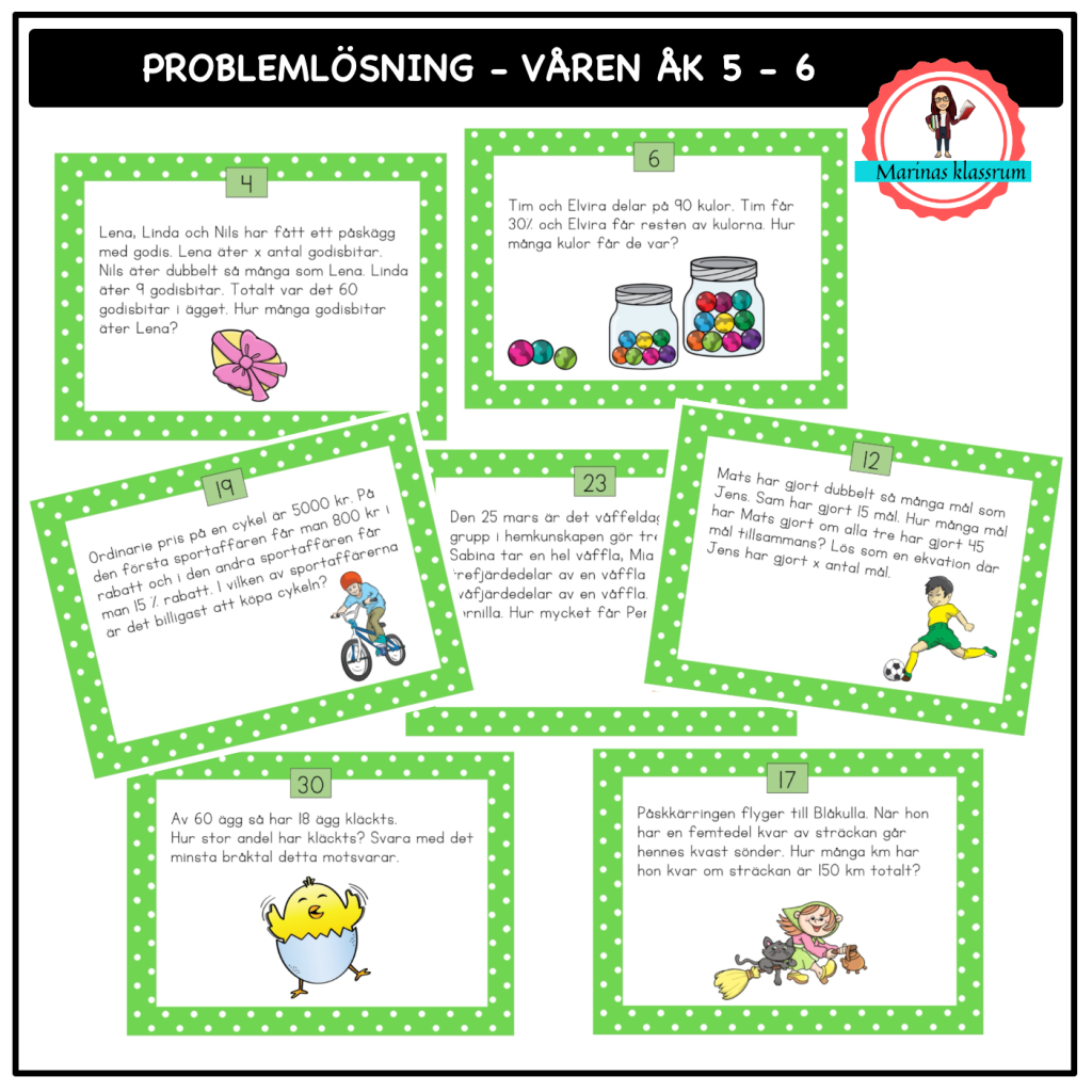 Problemlösning våren åk 5-6