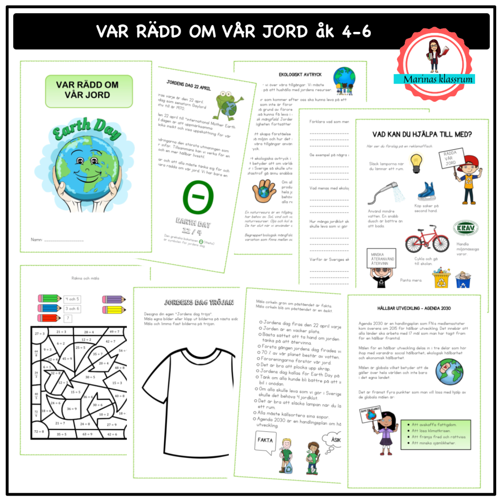 Var rädd om vår jord åk 4-6