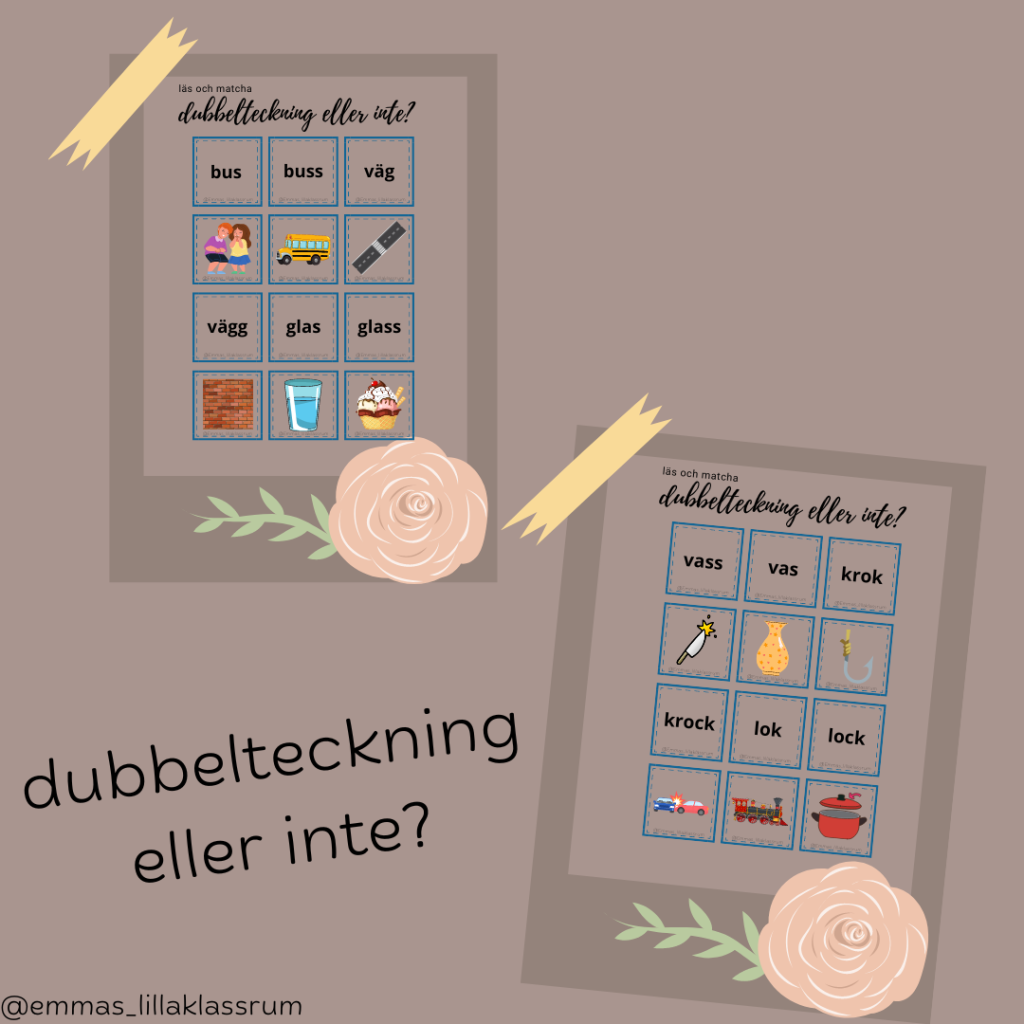 Dubbelteckning eller inte?