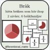 Bråk - para ihop bråkfamilljerna