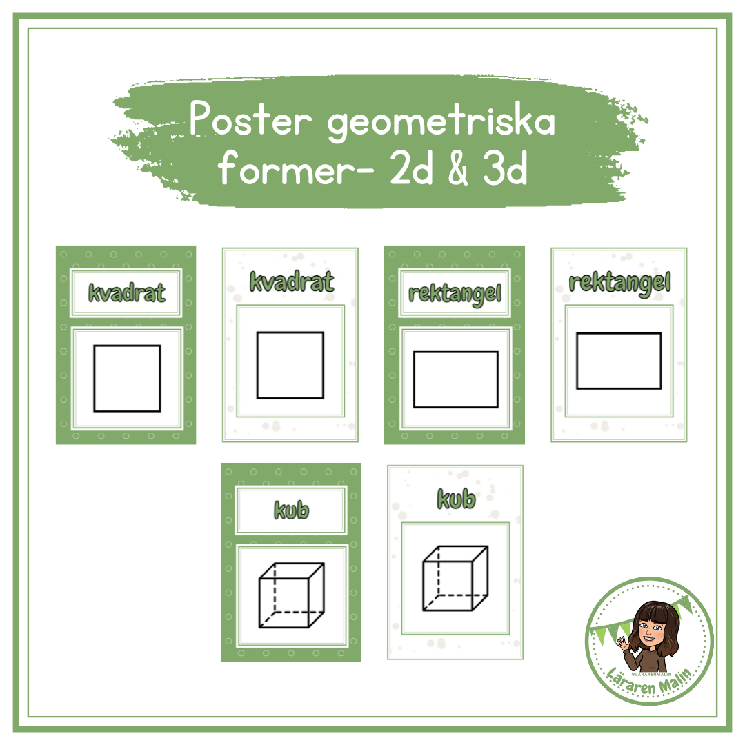 Poster geometriska former
