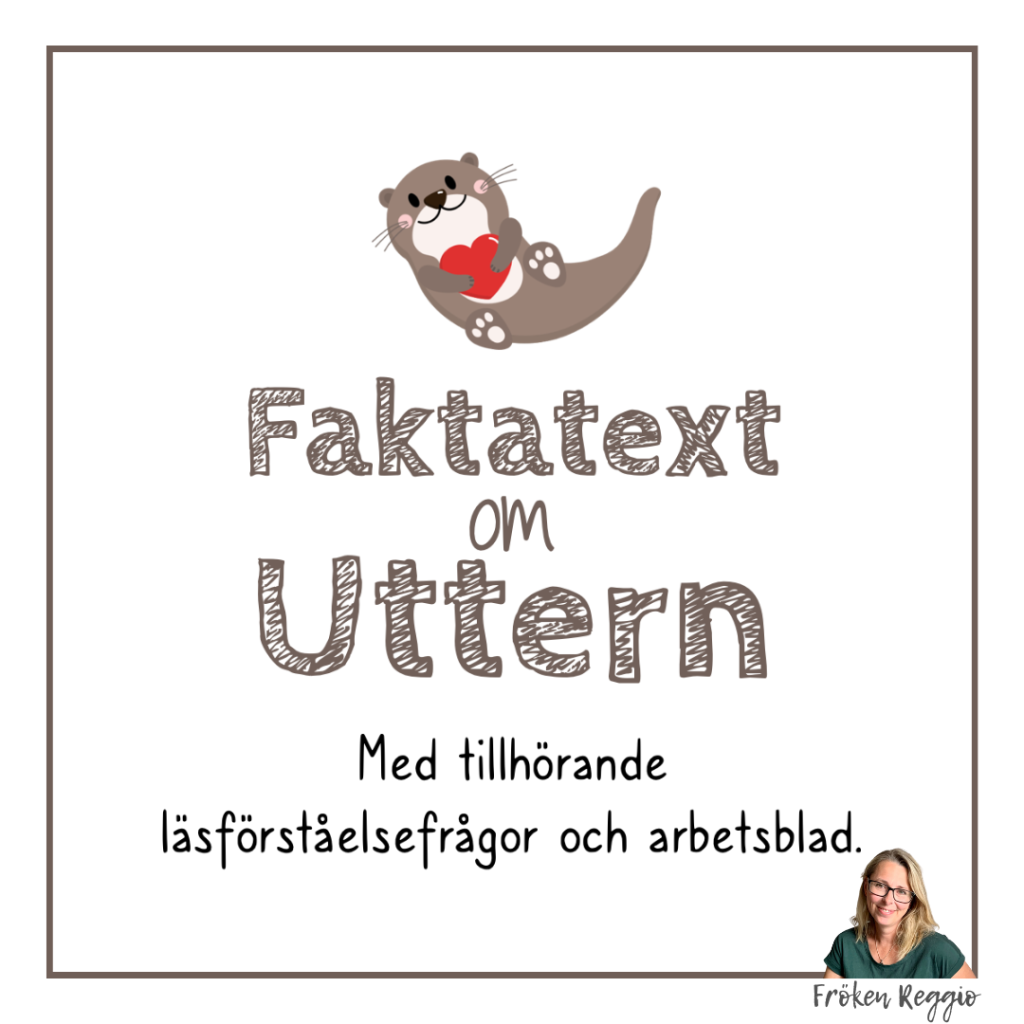 Faktatext om Uttern med läsförståelsefrågor