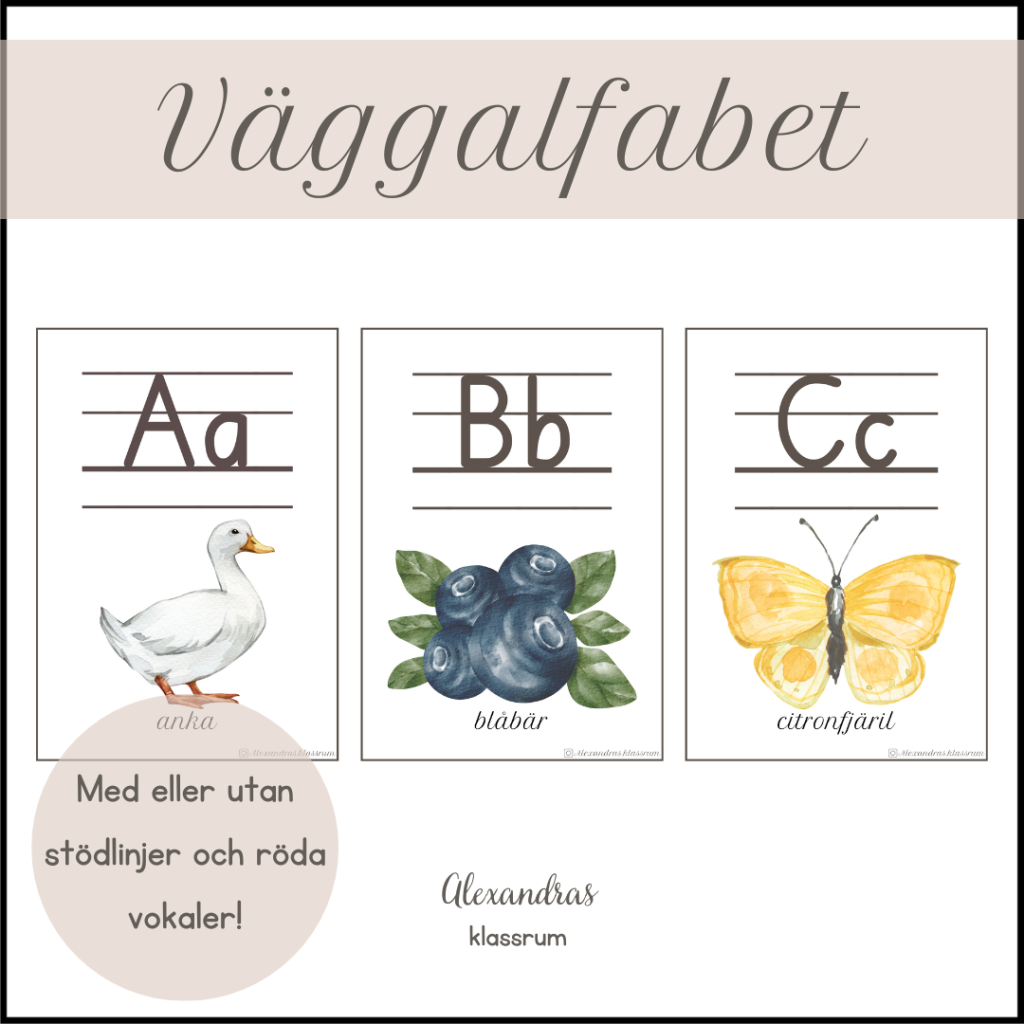 Väggalfabet