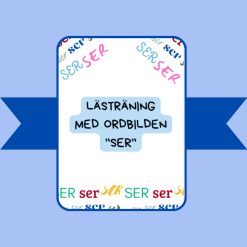 Lästräning med ordbilden SER